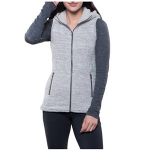 KUHL Alaska Hooded Beige Vest Size L